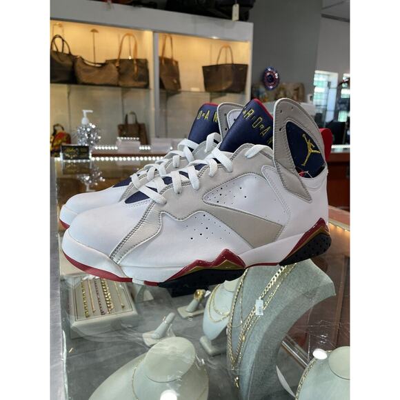 NIKE JORDAN 7 RETRO (OLYMPIC) (2004) 11.5 US 304775171 06-07-04 main image 5